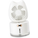 Generic Akumulatorski ventilator namizni ventilator namizni ventilator mačji ventilator beli električni ventilator mini, (21132620)