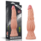 LoveToy Dual Layered Platinum Silicone Nature Cock 9.5 Flesh