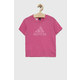 adidas G FI BL T, dječja majica, roza IC0109