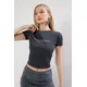 Trendyol Milla Ženska majica TWOSS25TS00037, Antracit
