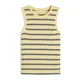 TOMMY HILFIGER Top svetlo rumena / črna / bela