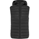 Womens ultra-light quilted vest black