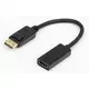 E-Green adapter DisplayPort 1.4(M) - HDMI 2.0(F) kabl 20cm crni