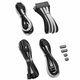 CableMod Pro ModMesh 12VHPWR Cable Extension Kit - black/white CM-PCAB-16P3KIT-NKKW-3PK-R