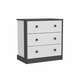 HANAH HOME Komoda Life White Anthracite