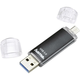 HAMA USB-nadomestni pomnilnik za GSM telefon/tablični računalnik FlashPen Laeta Twin 128 GB