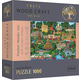 TREFL Wood Craft Origin Puzzle Znana mesta Francije 1000 kosov