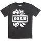 Oasis Majica Logo Splat Stone Wash Unisex Charcoal Grey M