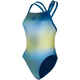 Womens swimwear aqua sphere essential open back multicolor/blue 30