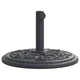 Vidaxl Podstavek za senčnik za O38/48 mm palice 12 kg okrogel