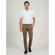 Elit Muške pantalone od kepera Premium Slim Fit, Smeđe