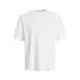 JACK & JONES Majica JJHUGO črna/bela