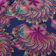 shumee Silki Fabric Orientalsko mornarsko modra