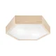 Plafonsko svetlo HEX NATURAL 2xE27/60W/230V, prečnika 43 cm, od borovine
