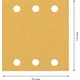 EXPERT C470 brusni papir 115 x 107 mm, G 60, 50 kosov