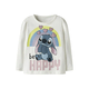 NAME IT Majica NMFDIANA STITCH opal/kraljevo modra/črna/bela