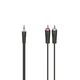 HAMA Audio kabel, 3,5 mm Jack utikač - 2 RCA utikača, stereo, 5,0 m