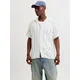 JACK & JONES Srajca JORCOBA ecru/modra/nebeško modra