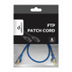 GEMBIRD PP6-0.5M/B Mrezni kabl/ CAT6 FTP Patch cord 0.5m blue