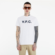 A.P.C. VPC Blanc T-Shirt White / Dark Navy COBQX-H26586