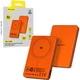 BLAVEC Powerbank BJ-05 Ultra Fast 10000 mAh 16 mm Tip C Qi2.2 25 W PD 45 W Magnetna indukcija MagSafe 2v1 PBBJ05-QI22MC10O Oranžna Aluminij