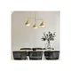 Alora Mood ALM-REMYCK3-GD - Lestenec na drogu REMYCK 3xE27/60W/230V, zlate barve