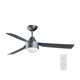 BAYSIDE 531017 - Plafonski ventilator MEGARA 2xE14/15W/230V antracit + daljinski upravljač