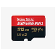 SANDISK pomnilniška microSDXC kartica EXTREME PRO 512GB (SDSQXCD-512G-GN6MA)