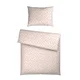 Esposa POSTELJNINA Mavie 140/200 cm saten srebrne barve, pink
