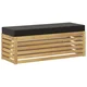 Vidaxl Zunanji stolček klop Bela 115 x 43 x 45 cm Masiven les akacije