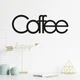 Wallity Zidna dekoracija Coffee, 50x17 cm, 1.5 mm, Crna