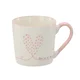 Porcelanasta skodelica 390ml s srčki 68308
