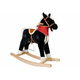 Black and white rocking horse Sounds Moves Snout Tail 74 cmGO – Kart na akumulator – (B-Stock) crveni