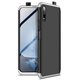 Eleganten full body ovitek/etui/ovitek Sleek za Huawei Honor 9X - črno-siv