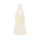 Cropp - Mini haljina vezivanjem - white