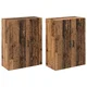 Ormar za montažu na zid 2 pcs Staro drvo 69,5 x 34 x 90 cm