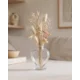 Okrasna steklena vaza v obliki srca, prozorna, 11,2 cm, poročna