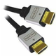 PremiumCord Kabel HDMI M/M, zlati in kovinski HQ, 3 m