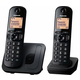 Panasonic KX-TGC212PDB DECT DUO bežični telefon, crna