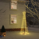 Stožasto božićno drvce toplo bijelo 108 LED žarulja 70 x 180 cm