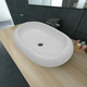 VIDAXL luksuzni keramični ovalni umivalnik (63x42cm)