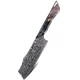 Damaskasti kuhinjski nož TE-37377 - Nakiri / Modra KP37377