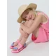 Sinsay - Lagane sportske sandale sa podesivim kaiševima - hibiskus