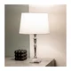 BRILAGI - Stona lampa CERIA 1xE27/60W/230V prečnik 30 cm srebrna/bela