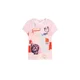 Desigual Majica jastog / roza / rosé / črna