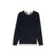 TOM TAILOR DENIM Pulover mornarska / bela
