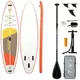 FunWater FunWater SUP deska za veslanje SUPFW69B 3,35 m (oranžno-bela)