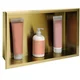 bathroom shelf 30x45 gold brush