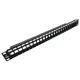 patch panel 24 portov UTP Cat5e + Cat6 1U za 19 rack, LVN127596