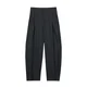 GOBI Cashmere Hlače na rob Barrel-Leg Cashmere Pants črna